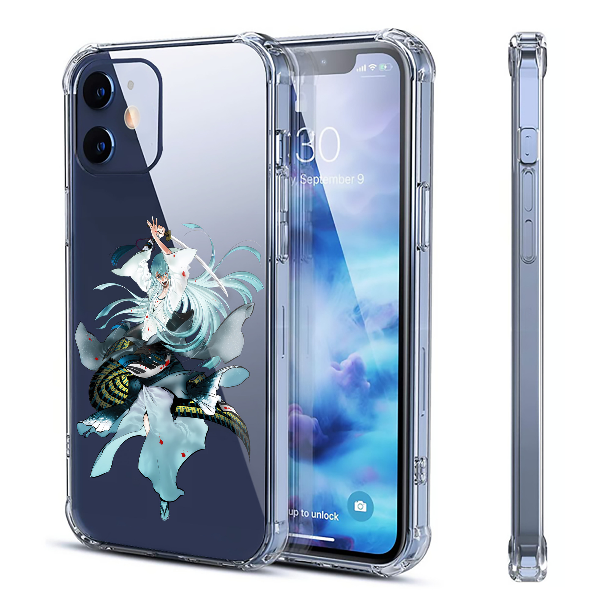 （画像用） 刀剣乱舞 Touken Ranbu 【iPhone 12シリーズ対応】透明スマホケース（クリアソフトケース）